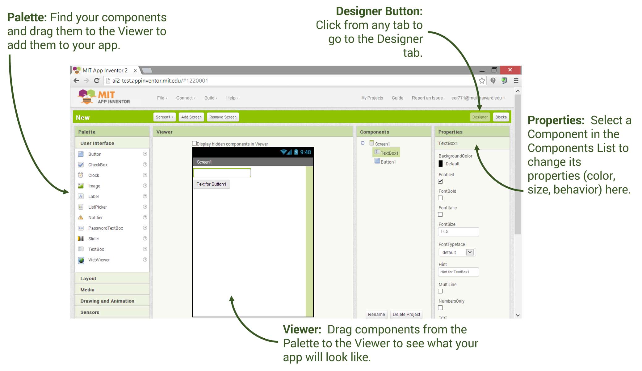 Designer And Blocks Editor