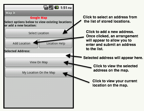 Map It Displaying Locations On A Google Map