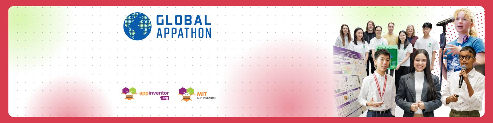 Global Appathon, from appinventor.org and MIT App Inventor. Students present the apps they built.